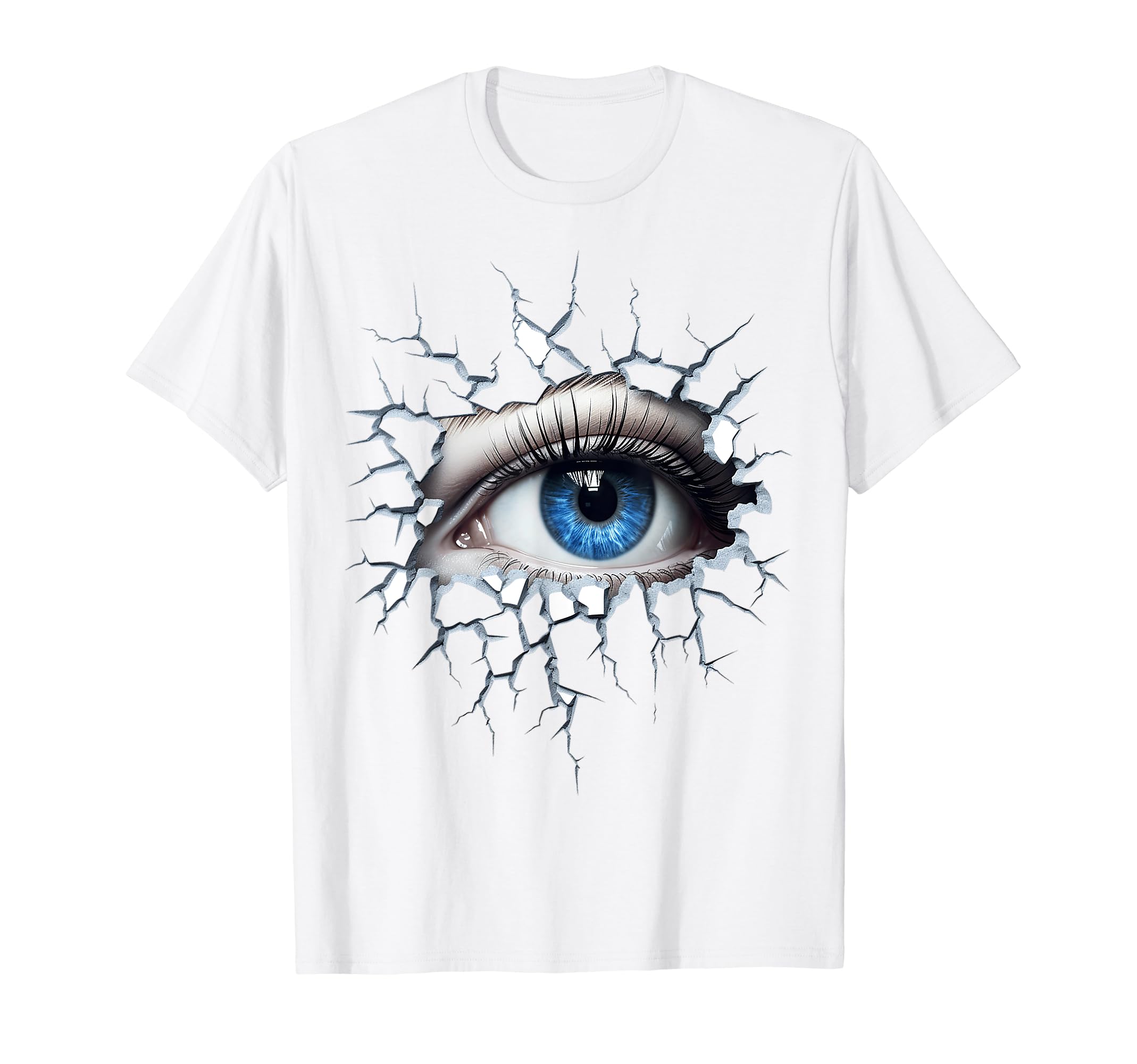 Amazon | 目 抽象 グラフィック デッサン イラスト 解剖学 目 Tシャツ 