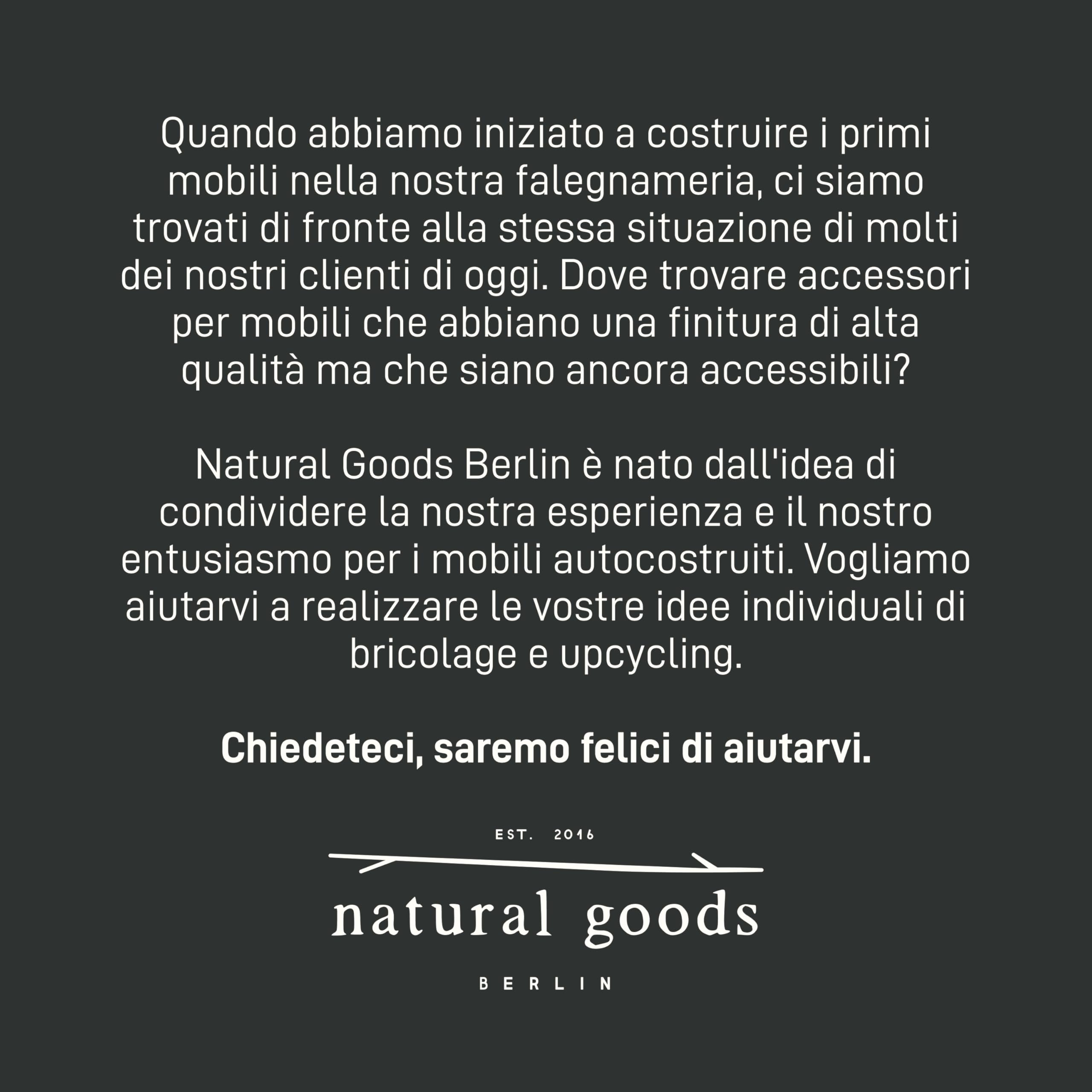 Natural Goods Berlin 1 tavolo da balcone – piccolo tavolo in metallo nero 70 cm – mobili per balcone sottile fioriera ringhiera