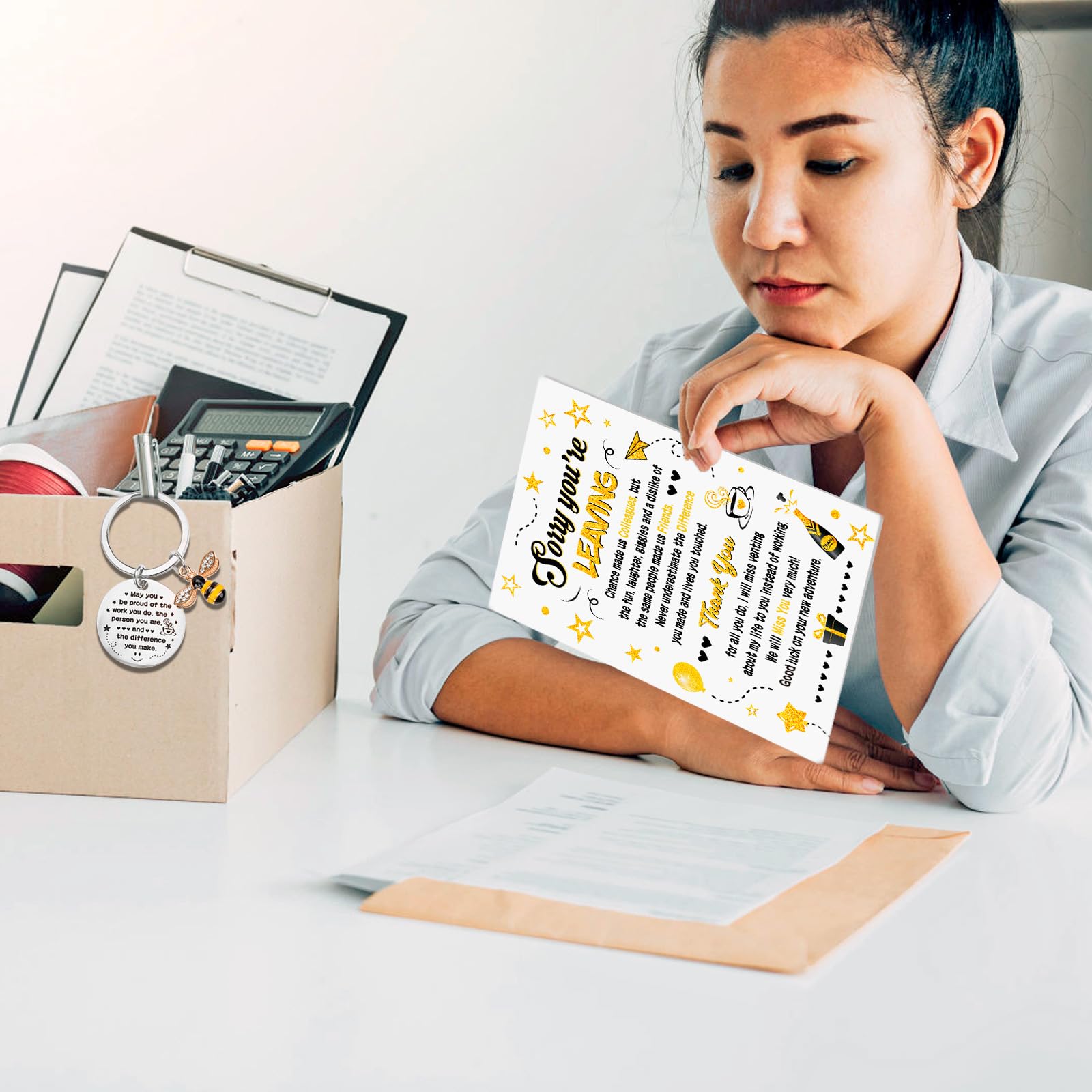 Colleagues Leaving Card - Sorry You're Leaving - Co Worker Goodbye - View #8