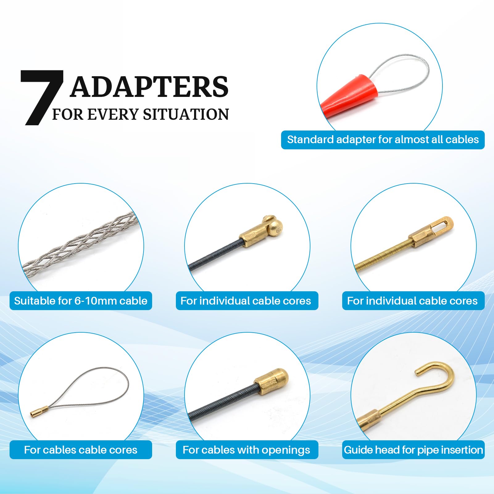 Extracteur de fil de ruban de poisson 4,5 mm