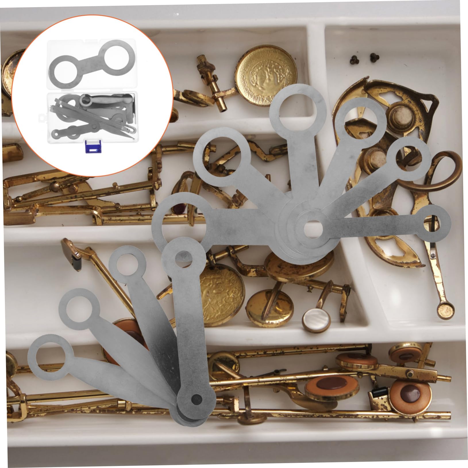 VICASKY Reparaturset Für Blasinstrumente Mit Werkzeugen Für Saxophone Klarinetten Und Flöten Langlebiges Zubehör Aus Rostfreiem Material Für Sorgfältige Reparaturen Und Einstellungen