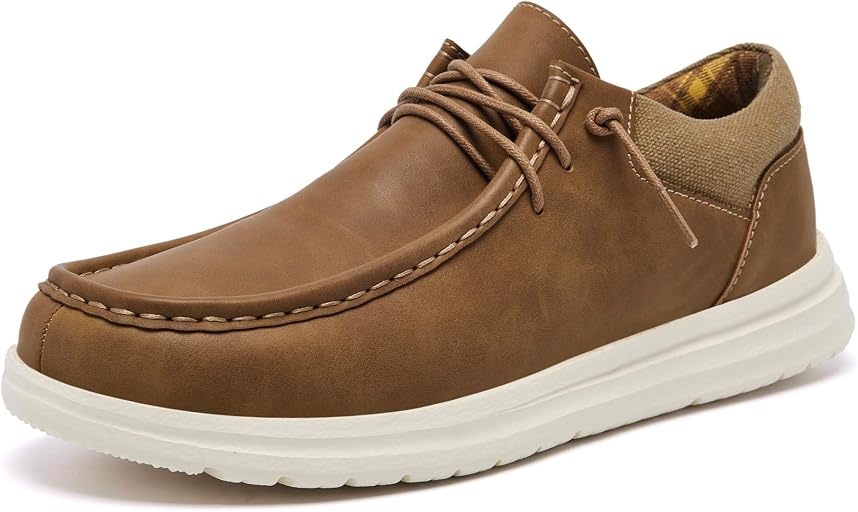 FW FRAN WILLOR Mens Wide Shoes Width Toe Box Slip-on Loafers Casual Walking Shoes for Men