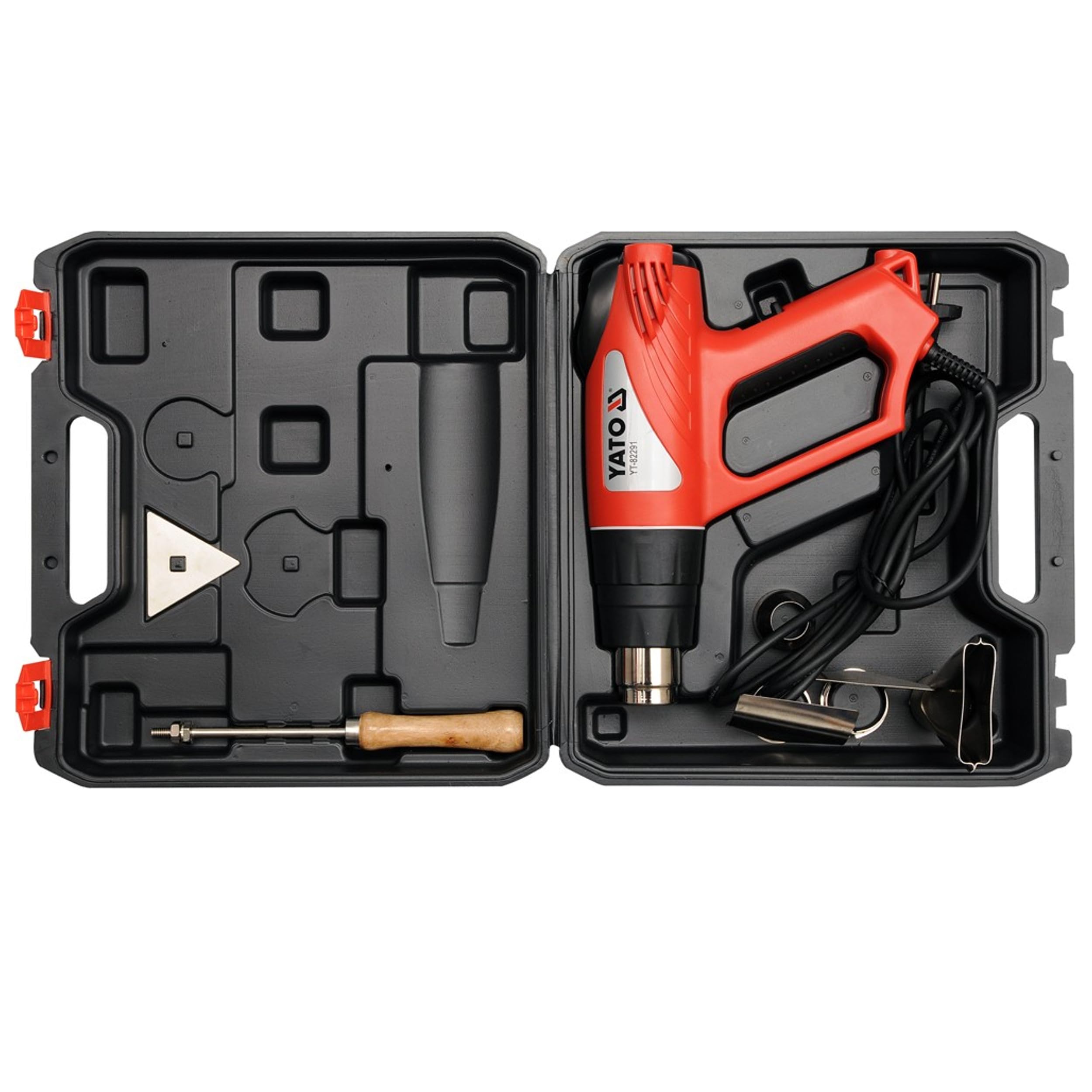 YATO 82291-2000w YT-Pistolet à air chaud avec accessoires