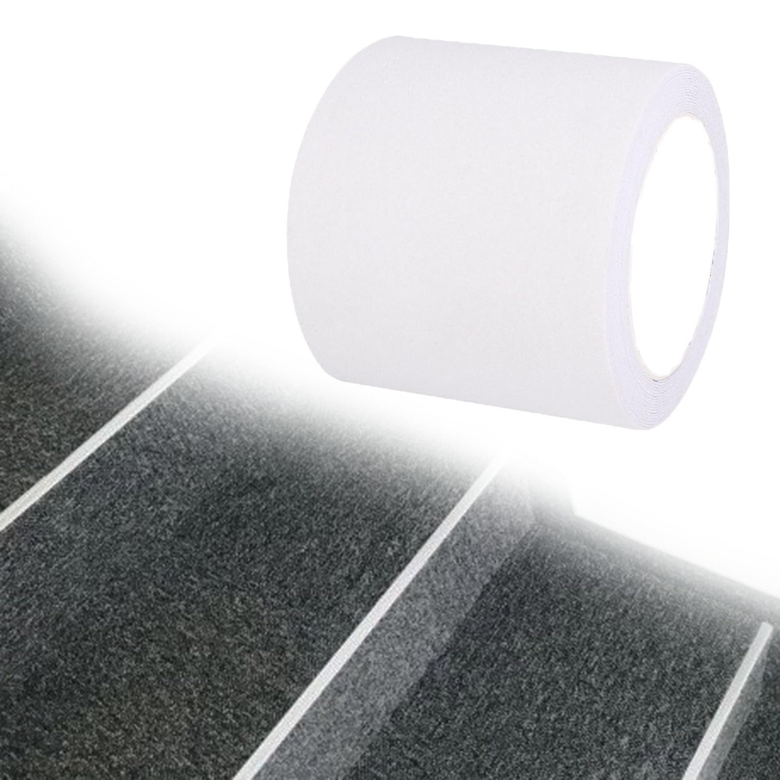 cinta escaleras Cinta Antideslizante Resistente Para Escaleras, Cinta De Tracción Antideslizante Blanca Para Rampas, Escalones Y Pasarelas, Escaleras De(L 25M X W 50MM)