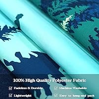 Vista 6 de Accnicc Tapiz de montaña, bosque natural, árbol, tapices para dormitorio, estético, noche estrellada, luna, estrellas, tapices para colgar