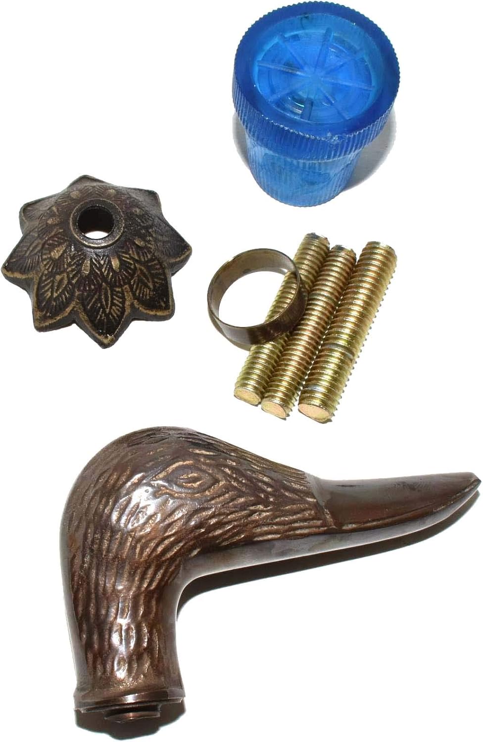 Vintage Stylish Brass Designer Duck Head Walking Cane Stick Victorian Handle : Everything Else