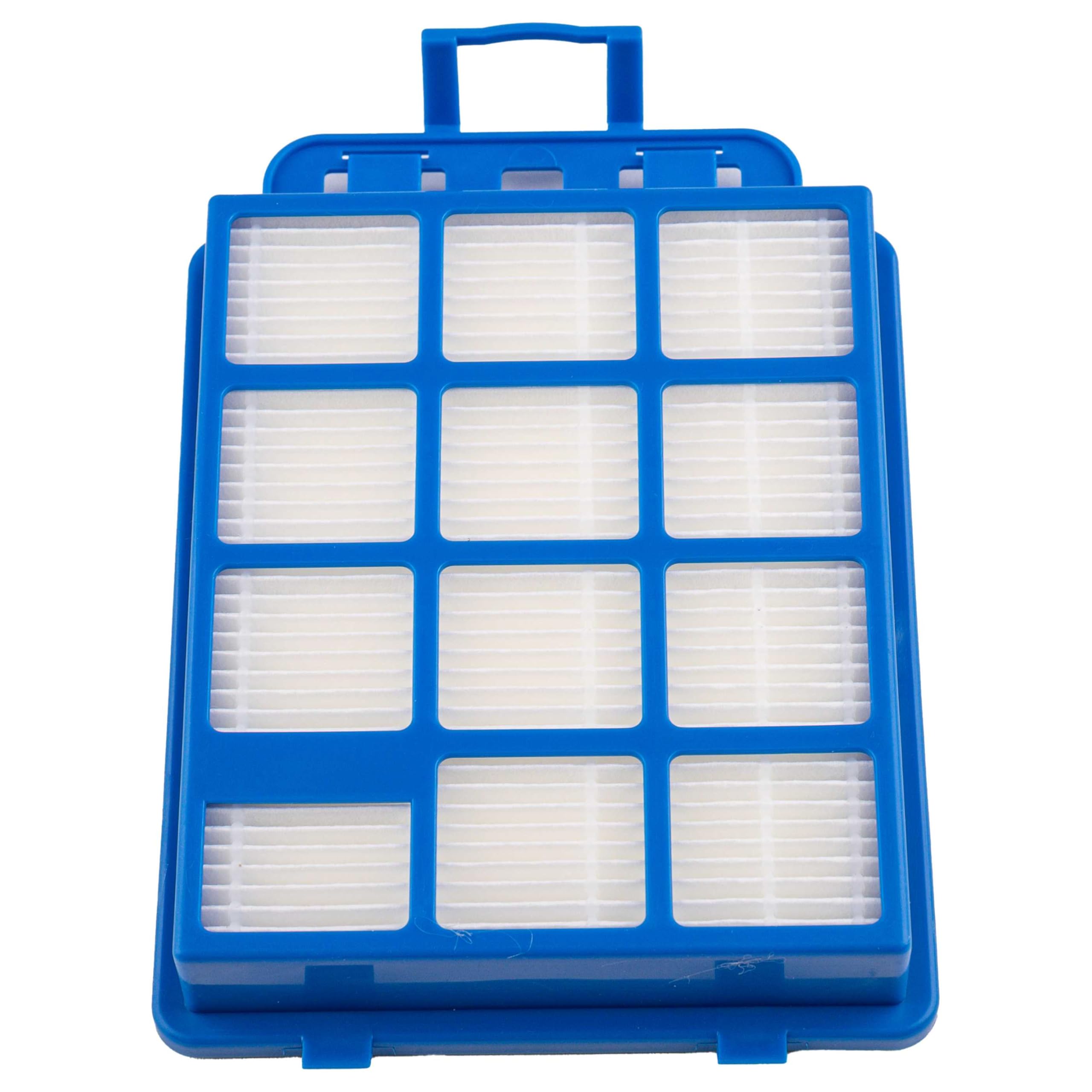 vhbw 4 x filtr kompatybilny z Hanseatic HVBA8008SKC odkurzacz - filtr HEPA niebieski