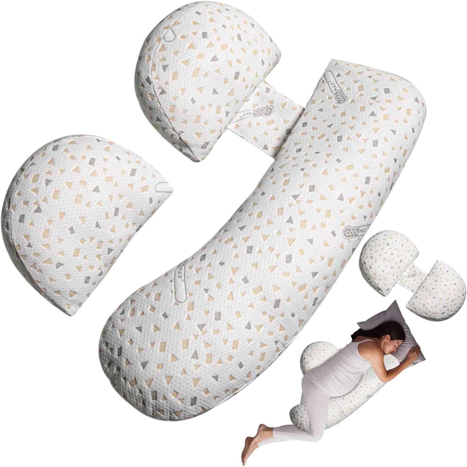 Pregnancy Pillows for Sleeping,Soft Maternity Body Pillow