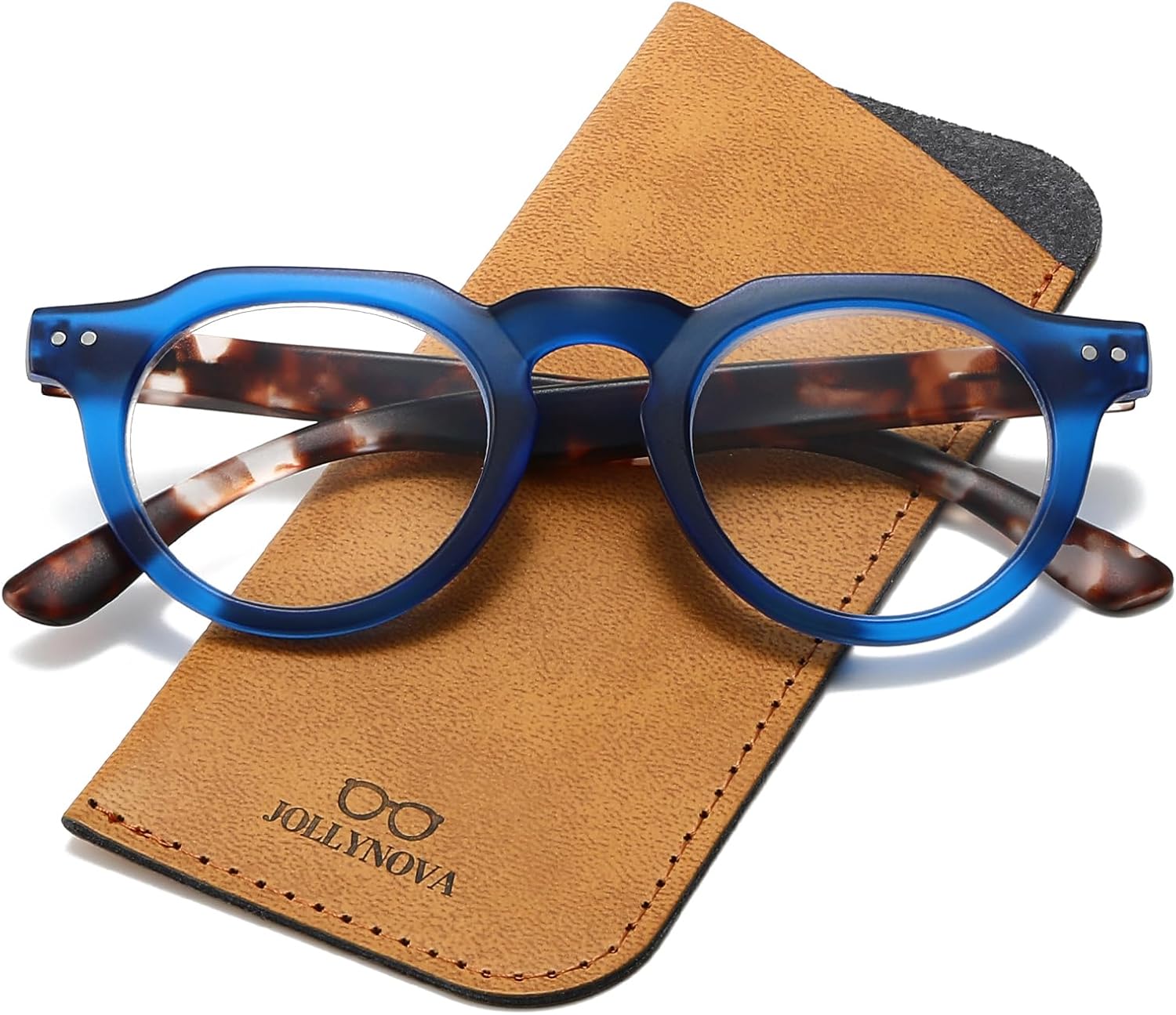 JOLLYNOVA HD7 Reading Glasses, Single Vision & Progressive Multifocal Options, Blue Light Filtering Readers Anti UV