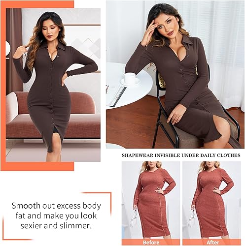 Miniatura 6 de Fajas moldeadoras para mujer con control de abdomen, moldeador de cuerpo, faja moldeadora de cintura, poscirugía, ropa de compresión