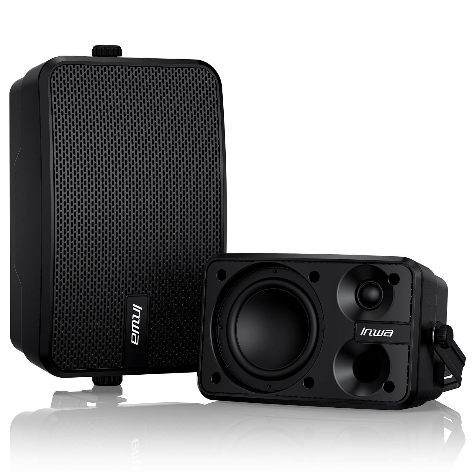 Photo 1 of ***MISSING PARTS***
Inwa Outdoor Bluetooth Speakers, 400W Active Passive Wall Mount Speaker, Waterproof Wireless Indoor/Outdoor Stereo Sound Set W/Aux in, Sound System for Patio/Porch/Gazebo/Garage(Pair, Ivory Black)