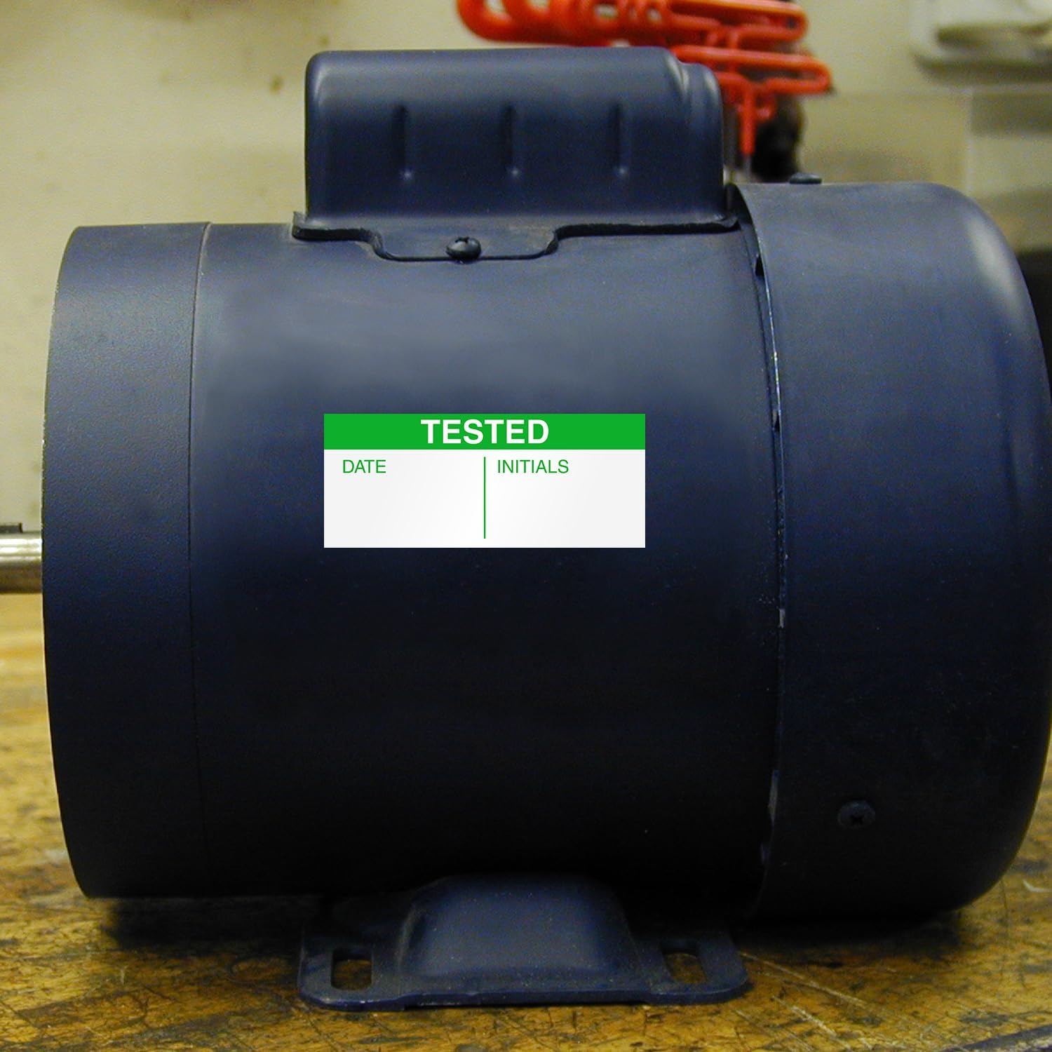 SmartSign Tested Calibration Labels - Pack of 70, Debossable Aluminum Foil Labels, 0.5 x 1 inch, 3M Adhesive Backing, Green and White, Made in USA