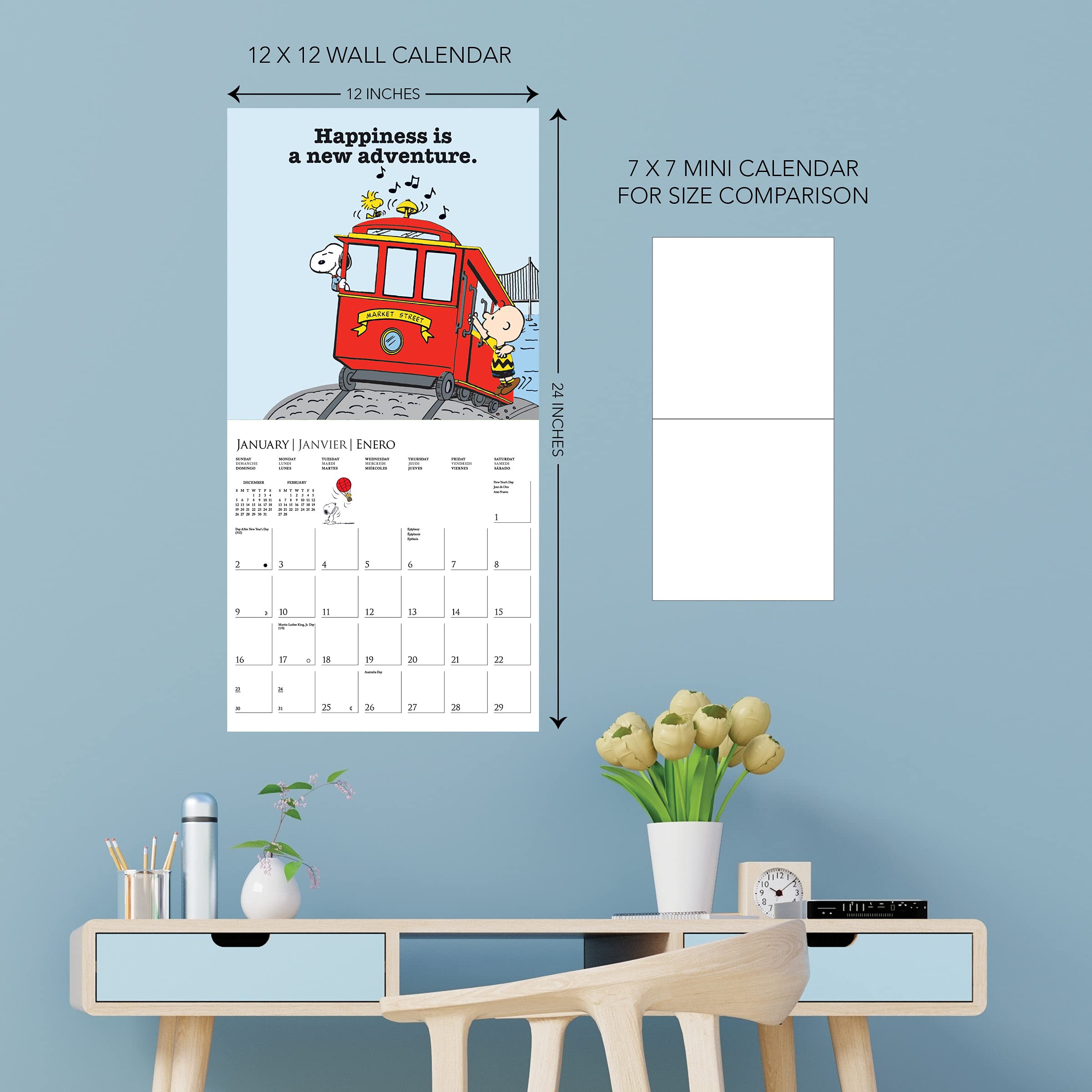 graphique-2022-peanuts-happiness-is-wall-calendar-12-x-12-120
