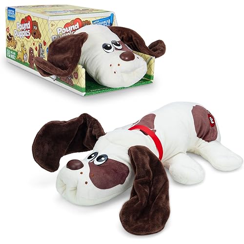 POUND PUPPIES Cream with Medium Brown Spots Plush Toy