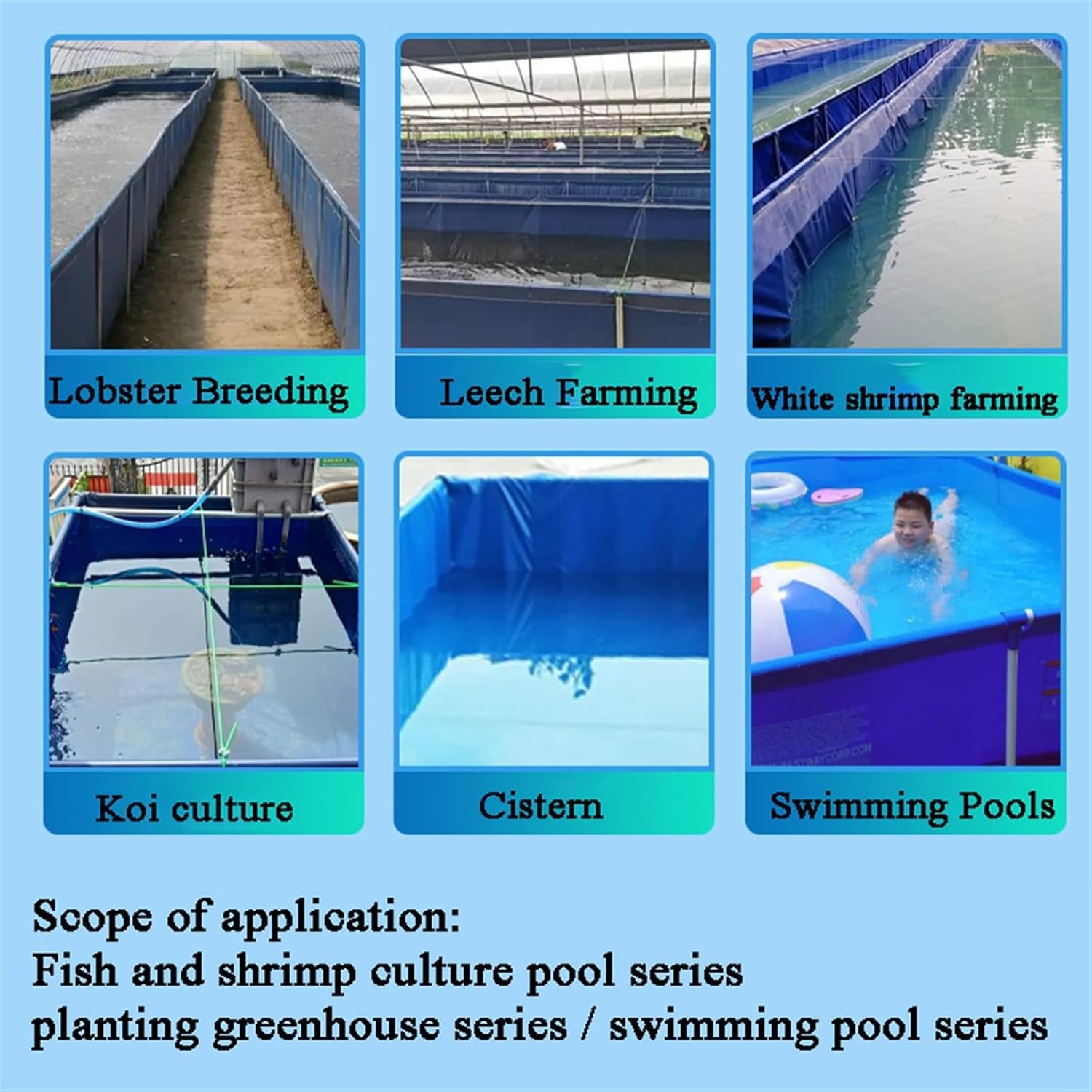Lar Above Ground Culture Pool - 120x80x71cm Transparent Canvas for Fish Farming, Outdoor Water Gardening, Viewing Pool for Easy Monit