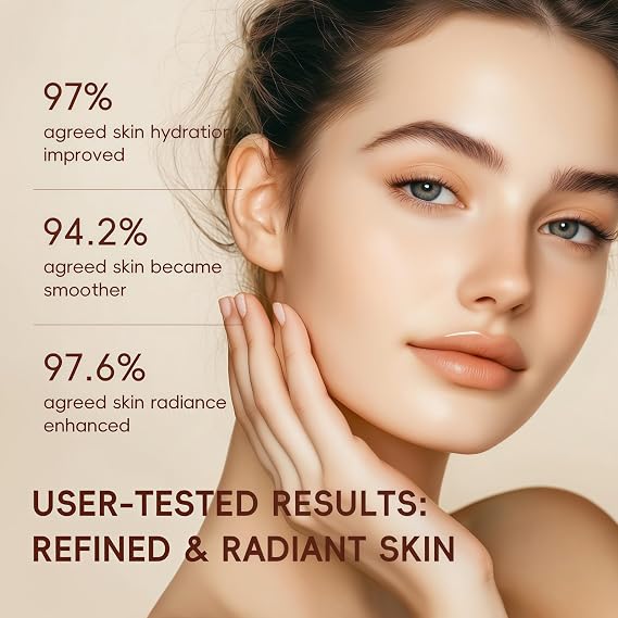 Rice Raw Pulp Skincare Set - Rice Cleanser, Toner, Serum, Cream & Eye Cream for Glass Skin, Korean Beauty Facial Kit for Women - Glowing Skin Gift Set, 5PCS