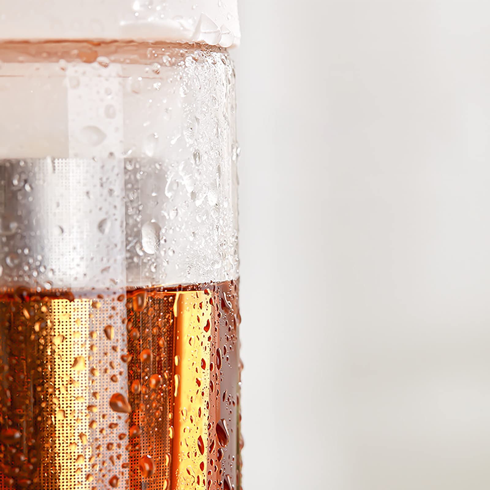 Kaffee Cold Brewer Cold Brew Kaffeekanne Glas Haushalt Früchtetee Cold Brew Flasche Eis Tropf Kaffeegerät Cold Brew Cup Einfach zu verwenden (Farbe: Braun, Größe: 1000 ml) (Weiß 1000 ml) The New
