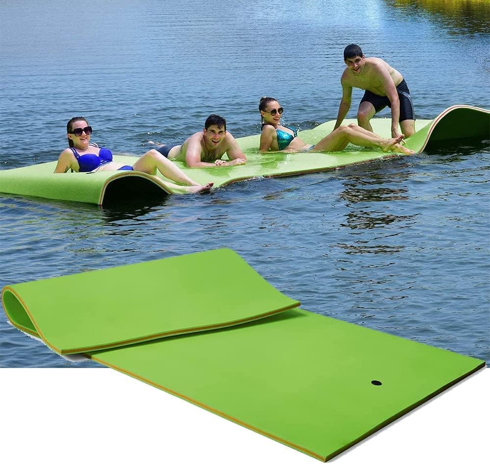 Tappetino Galleggiante per Acqua, materassino Galleggiante per Acqua, materassino Galleggiante Portatile Arrotolabile, per Lago, Fiume, Spiaggia, Piscina