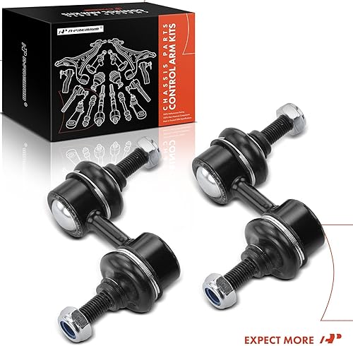 Miniatura 9 de A-Premium 2 eslabones de barra estabilizadora delantera, compatibles con Subaru Outback 2005-2009, Forester 2003-2013, Impreza 2002-2015, Legacy