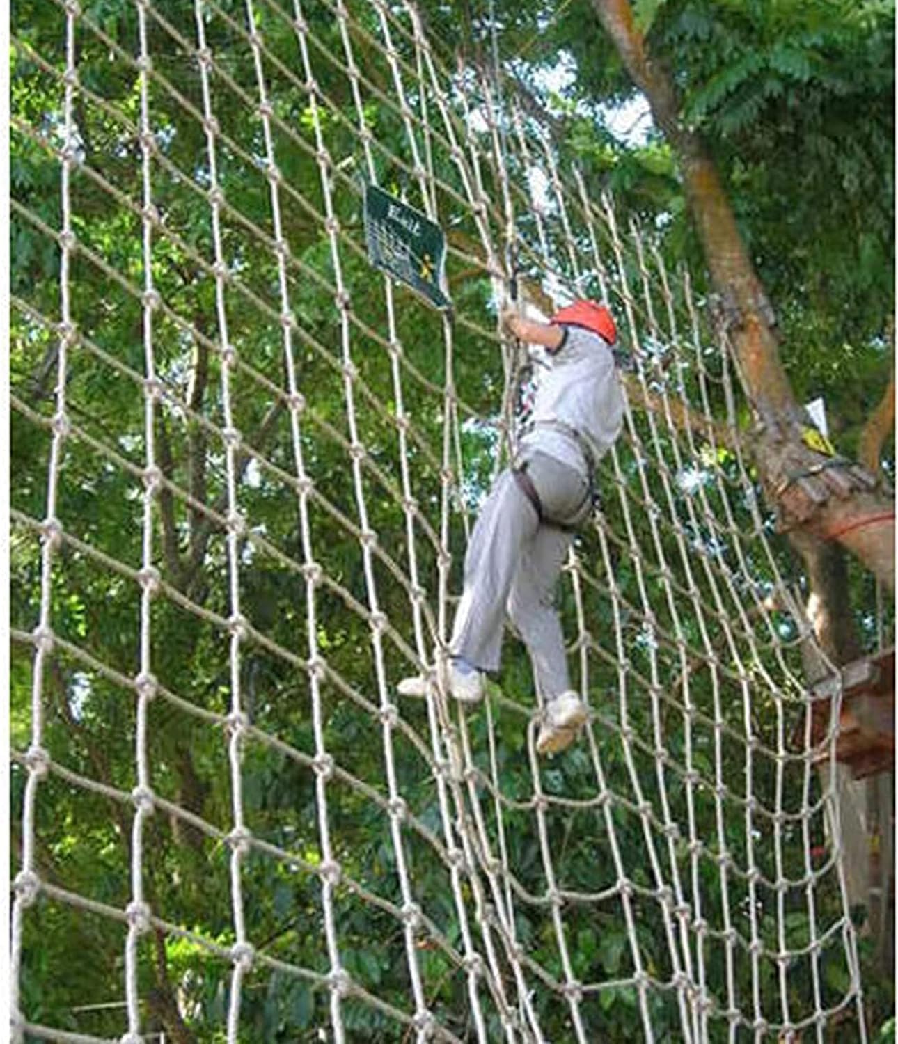 Outdoor Climbing Net - Durable Cargo Net for Kids & Adults, 1m x 5m Rope Ladder for Backyard Play, Tree House, Playground Climbing Frame Equipment