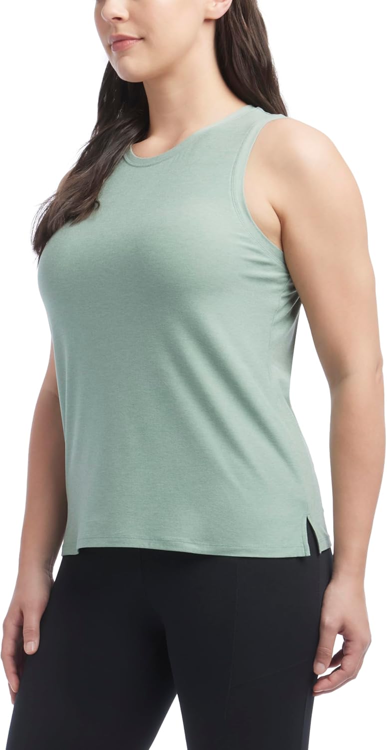 Jockey Womens 2 Pack Fly Back Workout Tank Tops - Image 3