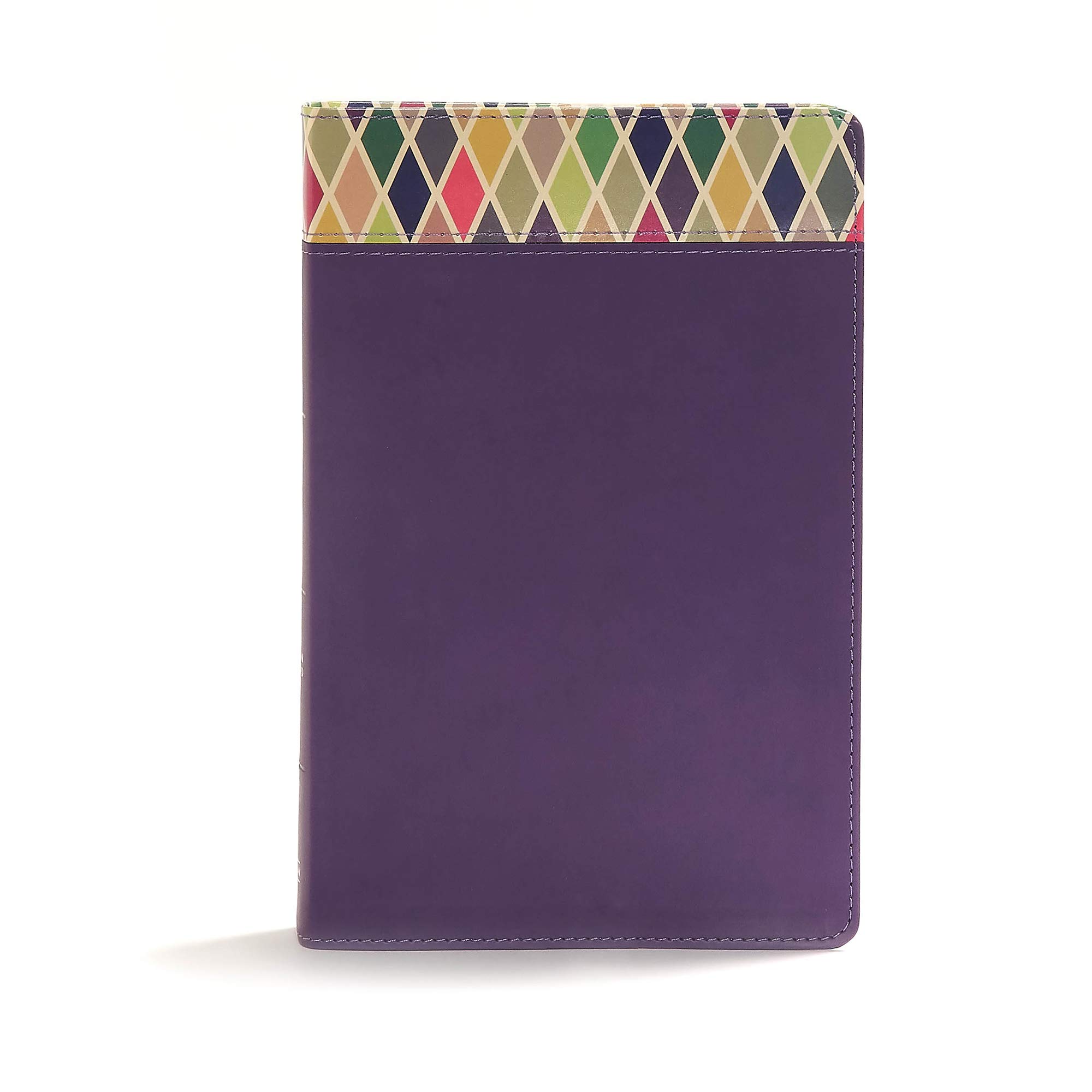 CSB Rainbow Study Bible, Purple Leather Touch