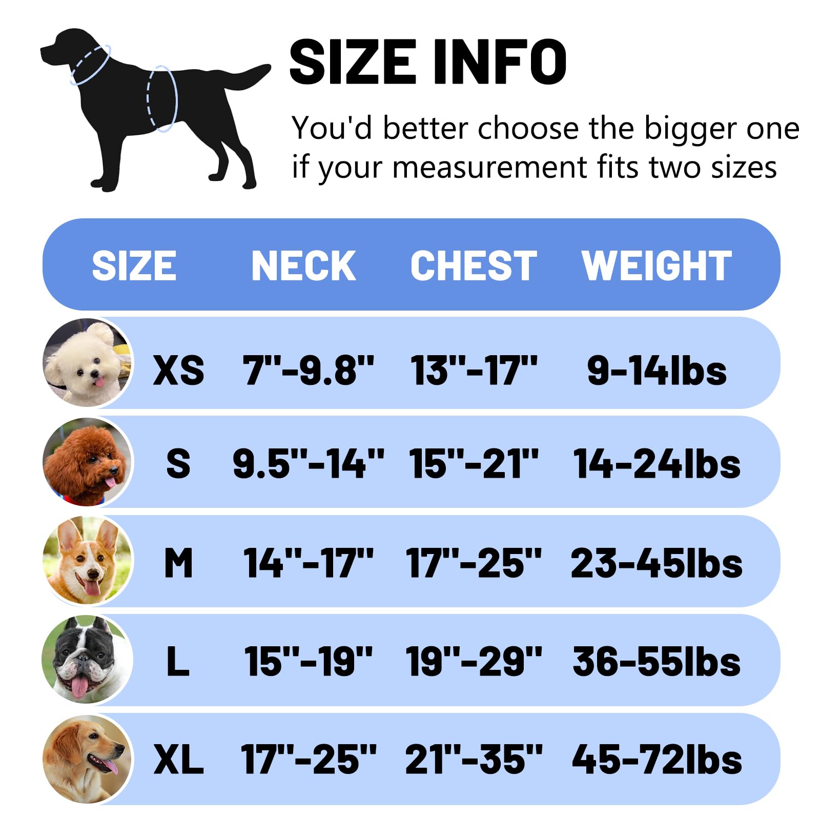 Imbracatura per cani traspirante senza trazione regolabile, ausilio per l'addestramento dell'andatura, Facile controllo all'esterno per cani di piccola e media taglia, Imbracatura per cani blu
