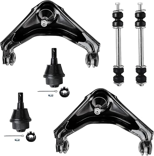 Miniatura 40 de Detroit Axle - Kit de suspensión delantera RWD para Chrysler 300 Dodge Charger Challenger Magnum 2 brazos de control superior con rótulas 2 rótulas