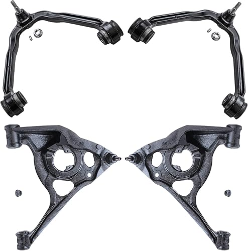 Miniatura 429 de Detroit Axle - Kit de brazos de control delanteros de 4 piezas para Chevrolet Aveo Aveo5 Pontiac G3 Wave Wave5 Suzuki Swift+, 2 brazos de control