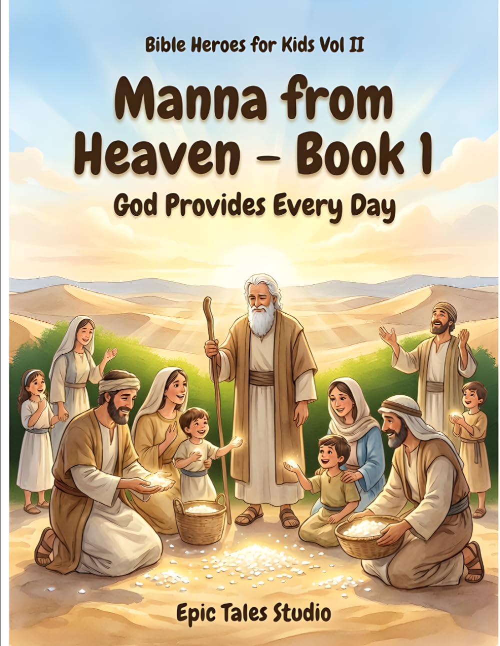 Bible Heroes for Kids – Vol II, Manna from Heaven – Book 1: God Provides Every Day: A Story of Trust and Faith