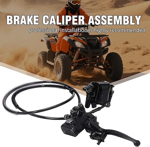 Miniatura 6 de Conjunto de pinza de freno de disco hidráulico trasero con pastillas de freno para ATV chino Quad reemplazo para TaoTao Buyang Coolsport Kazuma Sunl