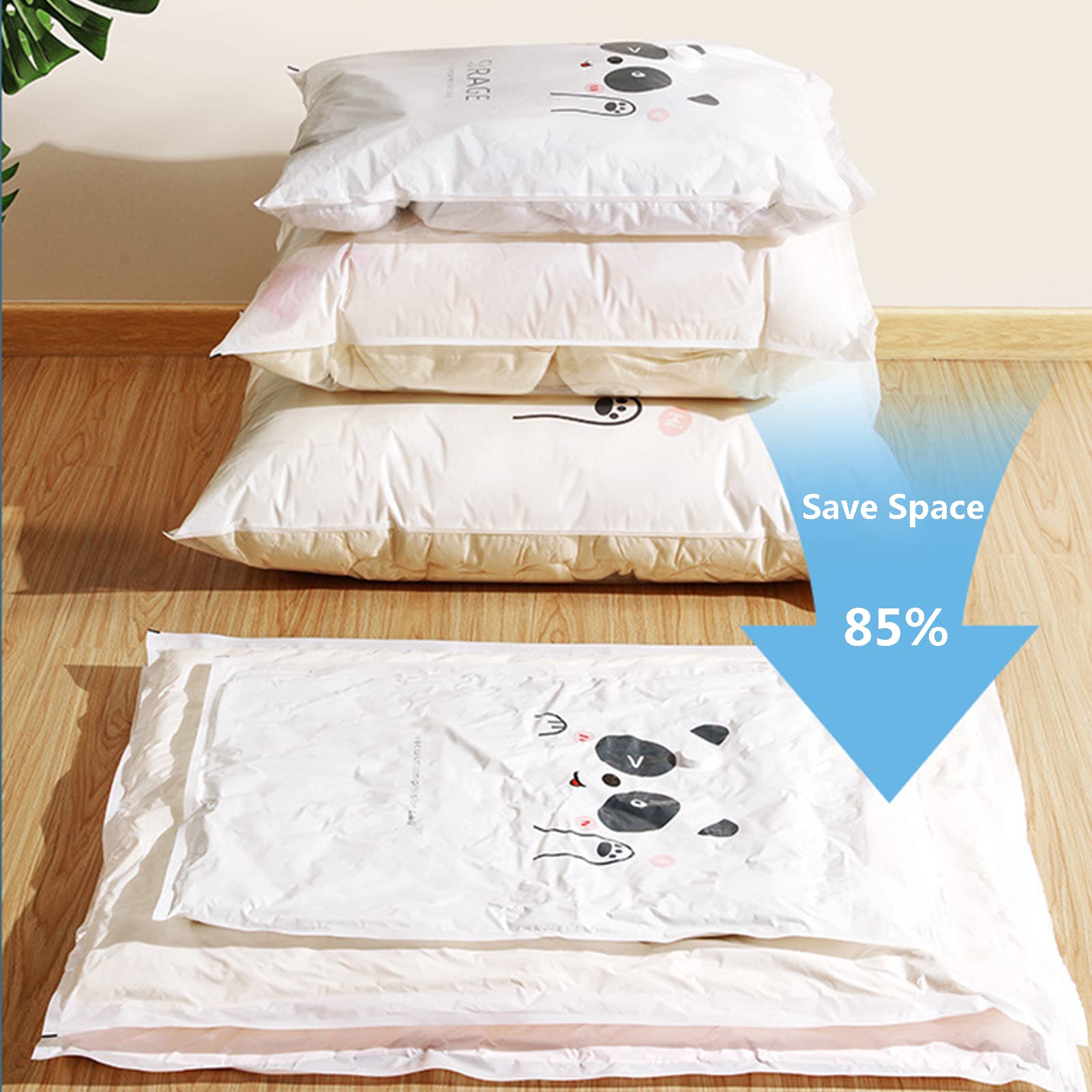 Vacuum Sealed Food Storage|vacuum Storage Bags For Clothes & Bedding - Space-saving Compression, Reusable, Dustproof