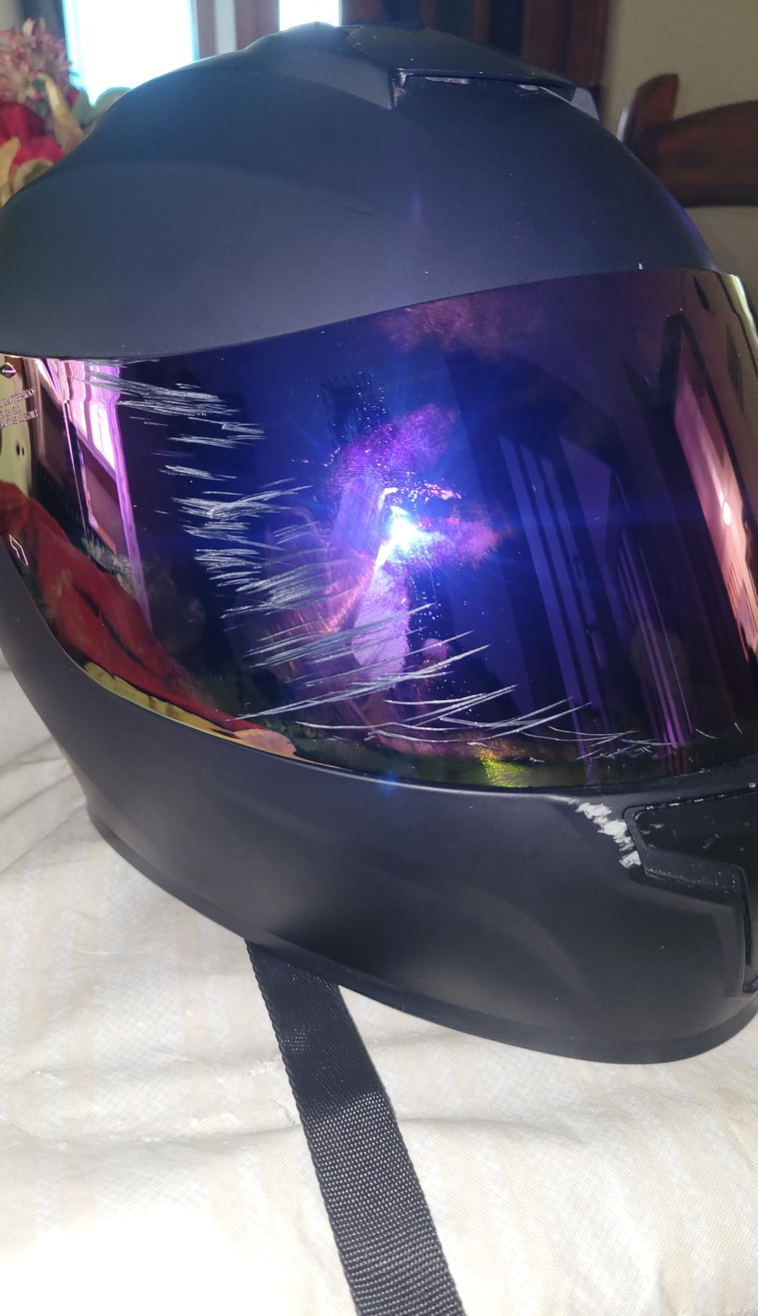 Full Face Motorcycle Helmets for Adults Men and Women DOT Street Bike Racing Helmet with Tinted Visor Model MD-813