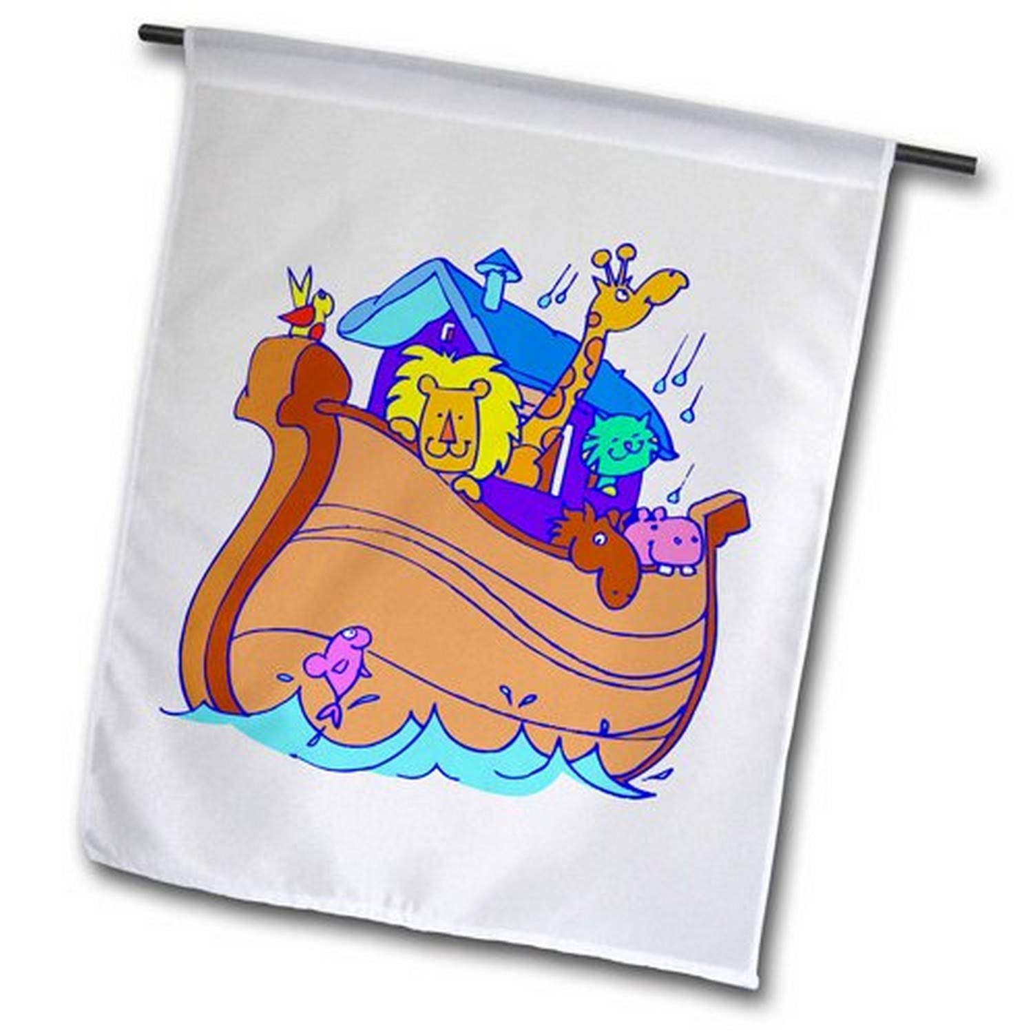 3drose Gartenflagge – Mops & Pfotenabdrücke, 30,5x45,7 Cm, Aus Polyester