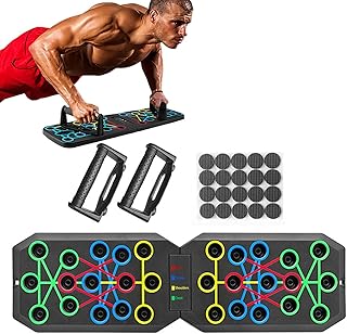 Saker - Tabla de flexión plegable para el hogar, equipo de ejercicio sólido multifuncional, equipo de ejercicio muscular en el suelo, equipo profesional, quemar grasa, brazo de entrenamiento de fuerza