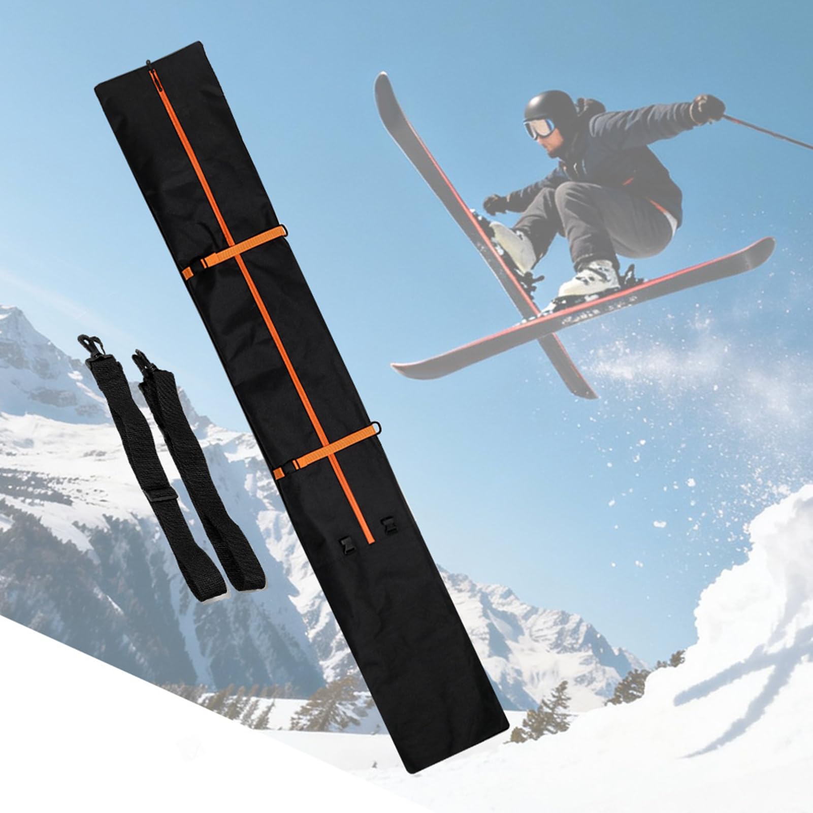 Torba Podróżna Dla Snowboardu Wodoodporny Oraz Odporny Na Rozdarcia | Torba Na Snowboard I Narty Do Podróży Lotniczych Do Podróży Samolotem Dla Mężczyzn I Kobiet