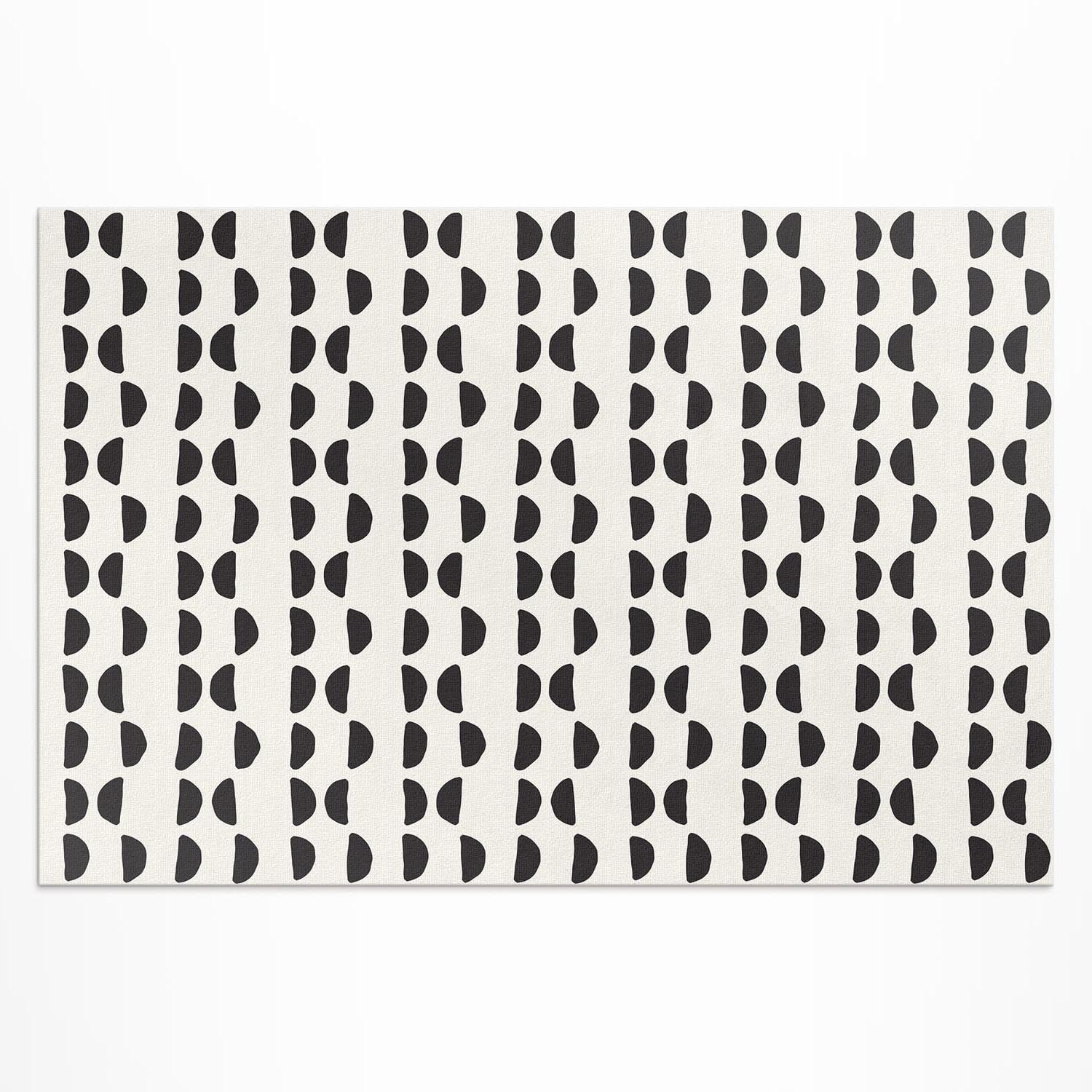 Tapis d'extérieur 100x150 cm PVC rectangle irrégulier pour terrasse