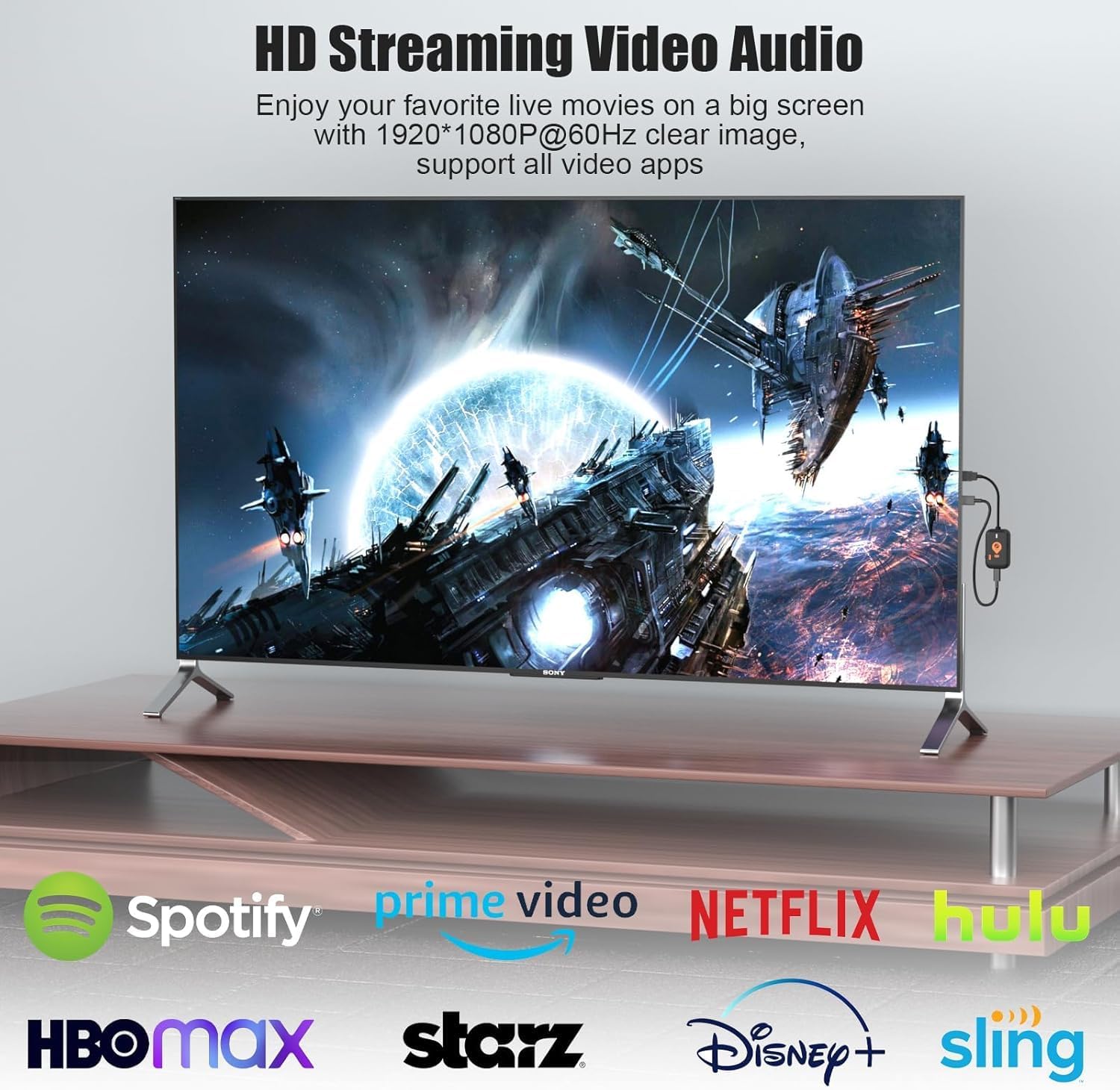 Wireless HDMI Transmitter and Receiver 400ft/120m Extender 4K Decode Input 1080P Output Plug&Play Low-Latency Dual-Band 2.4G/5.8G for Video and Audio to Monitor from PC/Projector - Image 4