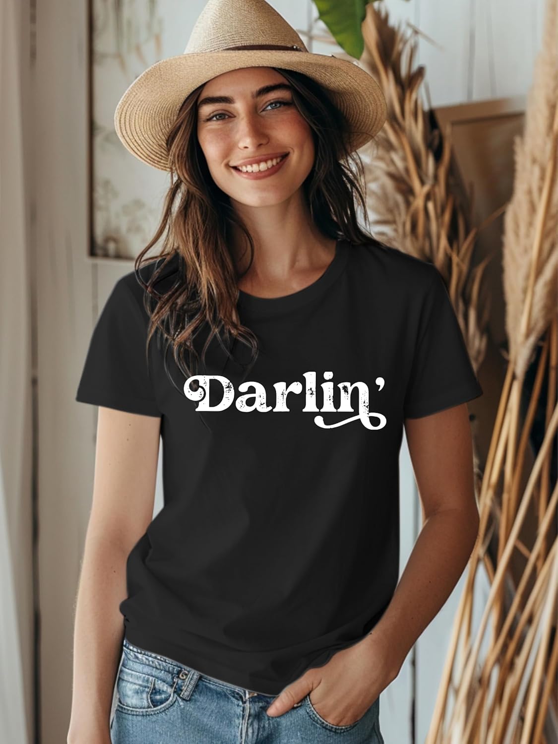 Western Shirts for Women,Boho Cowgirl T Shirts Vintage Rodeo Graphic Tees Short Sleeve Casual Tops Vacation Outfit - Image 6