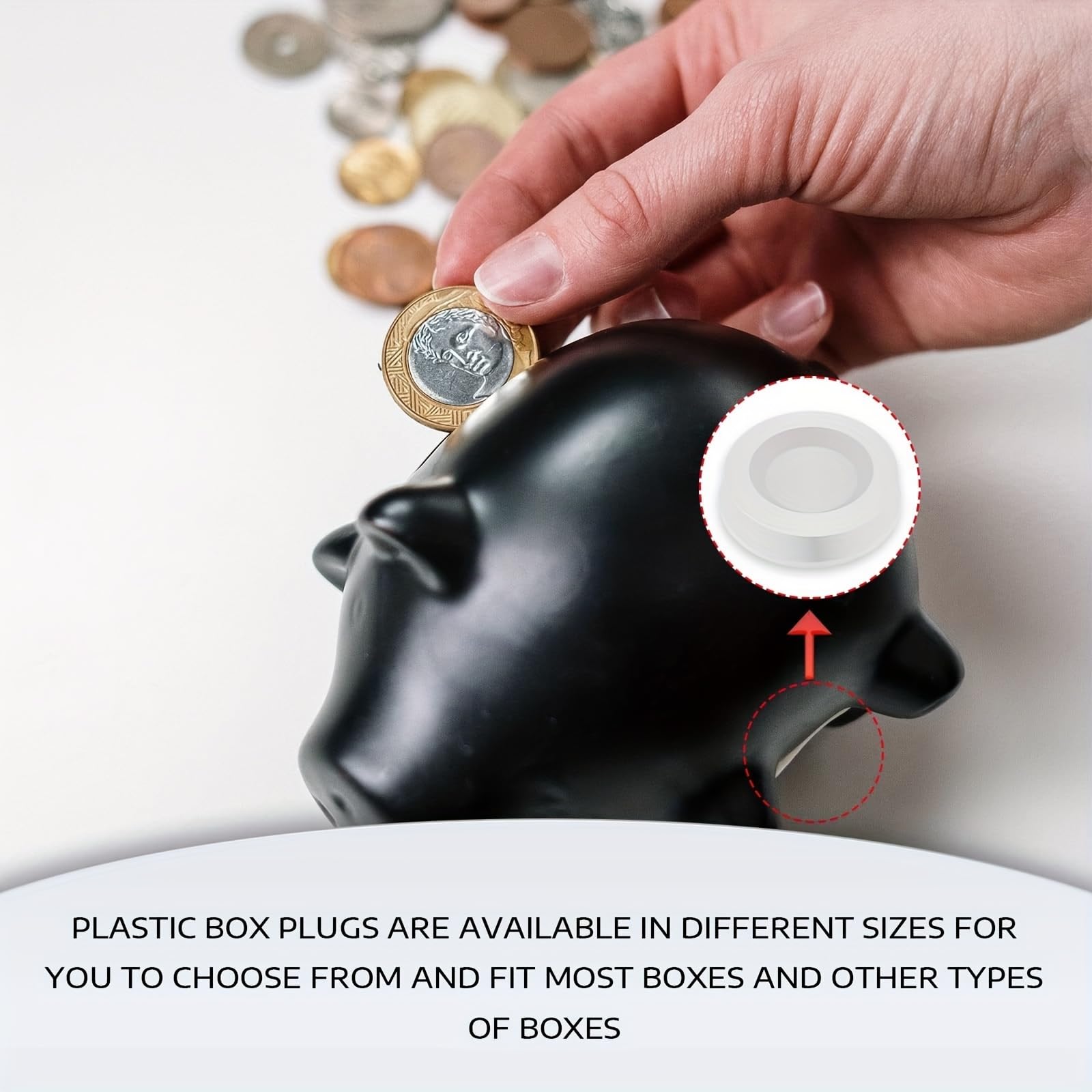 Snapklik.com : Saving Box Plug Piggy,20PCS Bank Plug Piggy, Bank ...