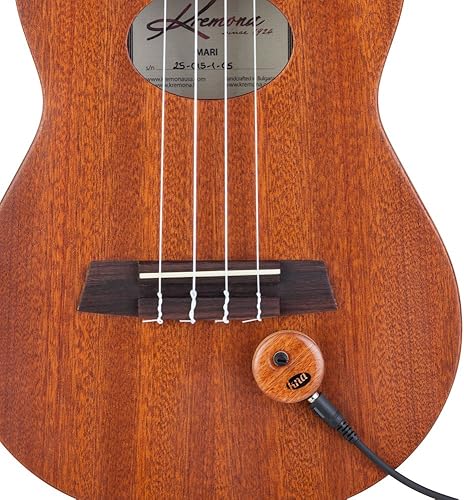 Miniatura 2 de KNA Pickups Pastilla universal de instrumentos acústicos piezoeléctricos con control de volumen (UP-2)