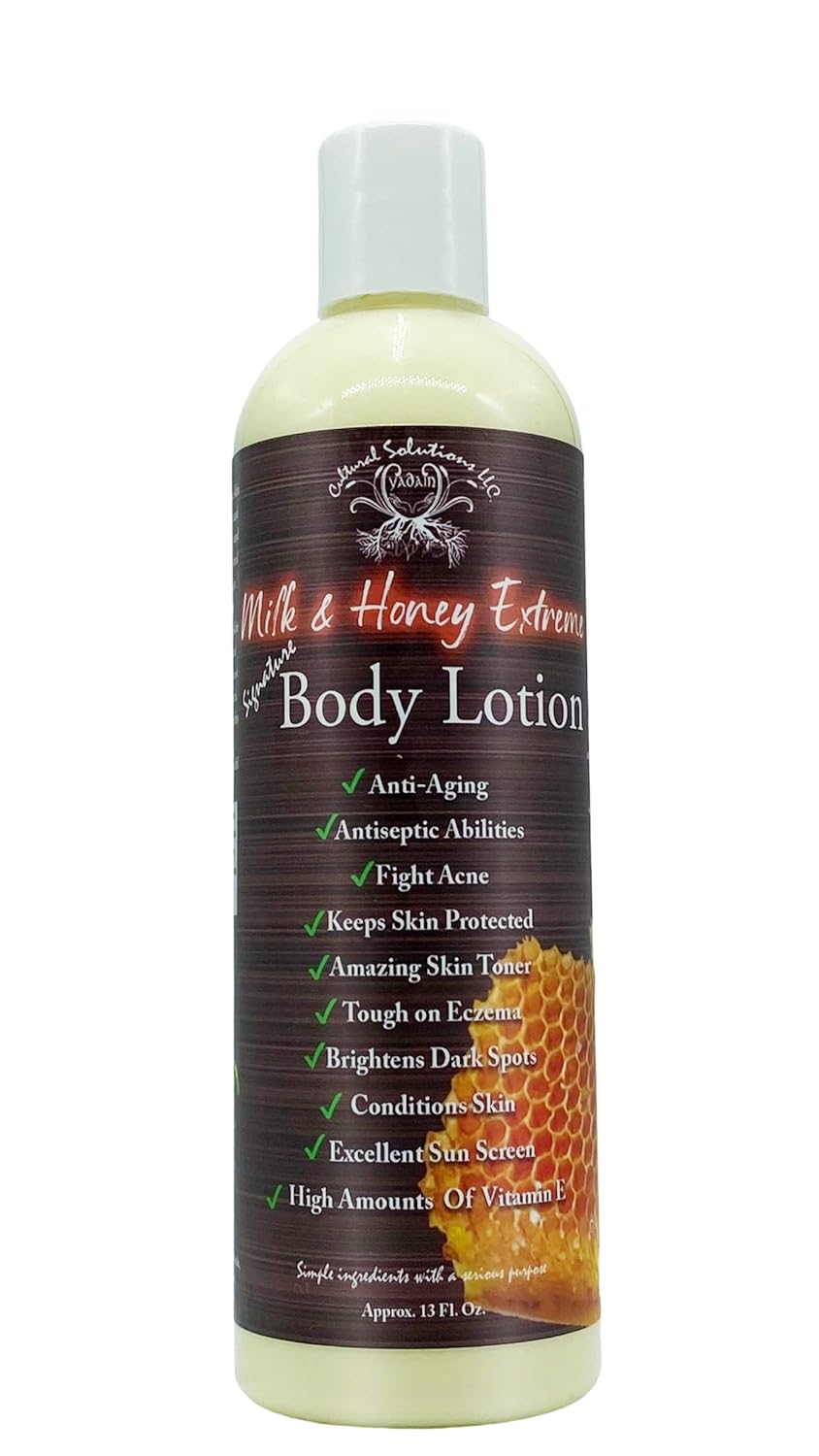 Yadain Milk & Honey Extreme Body Lotion | Moisturizing Body Lotion For Anti-Aging & Skin Protection, 12oz