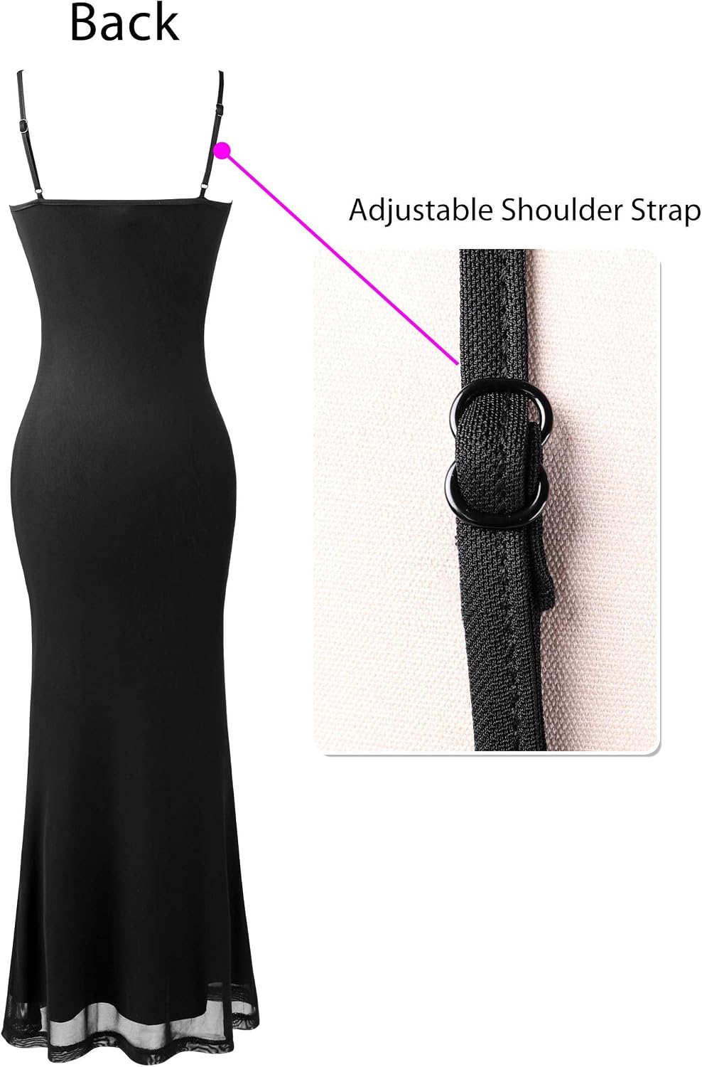 VFSHOW Womens Summer Spaghetti Strap Bodycon Maxi Long Dress 2026 Sexy Beach Wedding Guest Vacation Date Night Slip Dresses