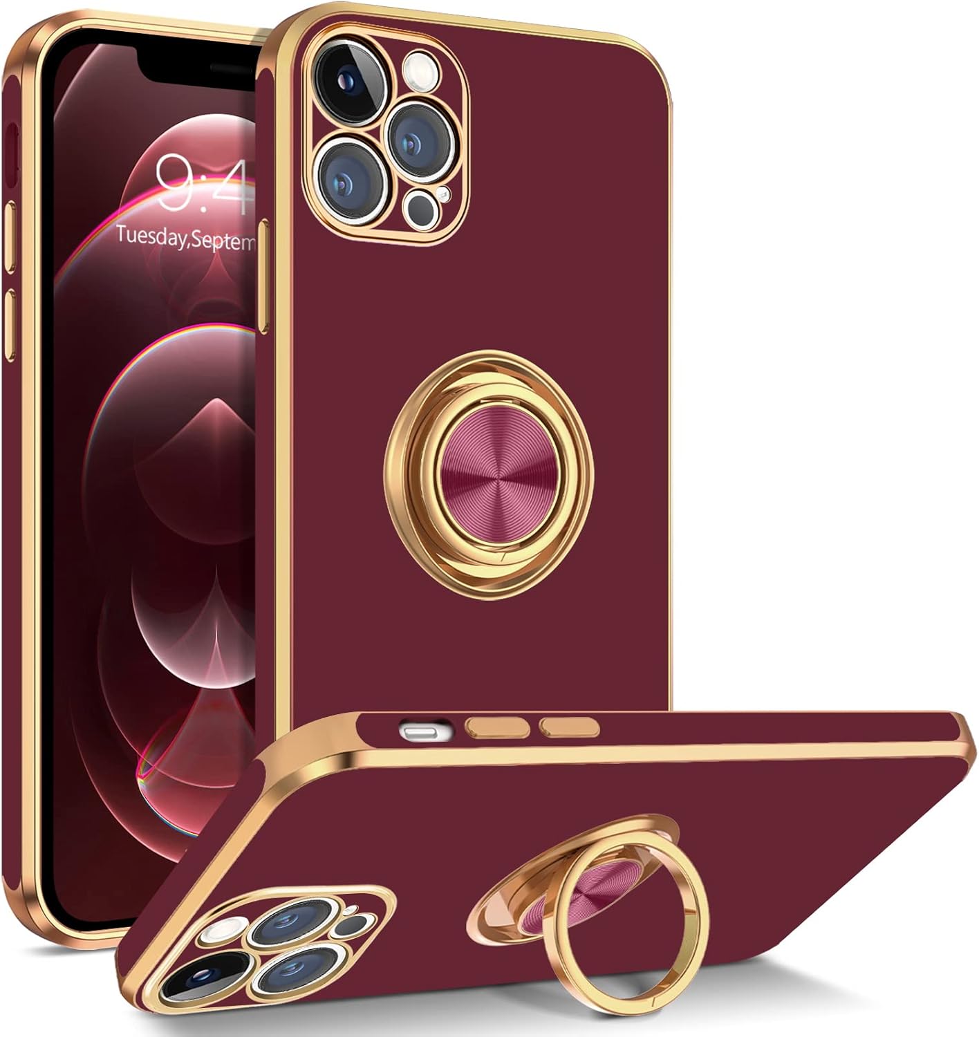 BENTOBEN Case for iPhone 12 Pro Max, Phone Case iPhone 12 Pro Max Cover with 360