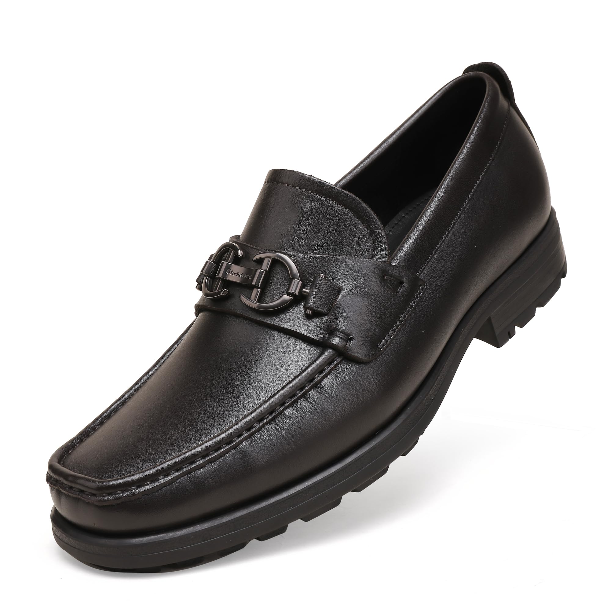 ChrisLOOK Herren Lederschuhe – Klassische Schnürschuhe Business Glattleder Anzugschuhe