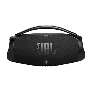 JBL Boombox 3 Wifi, Enceinte portable compatible avec Bluetooth et WiFi, Son JBL Original Pro et basses puissantes, étanche à l’eau et à la poussière, autonomie de 24h, Noire - Les Beatles, Paul McCartney, John Lennon, RIngo Starr, George Harrison