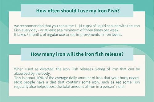 Miniatura 5 de Iron Fish 2 paquetes con bolsa, una herramienta de cocción eficaz y segura para añadir hierro a los alimentos, ideal para mujeres embarazadas,