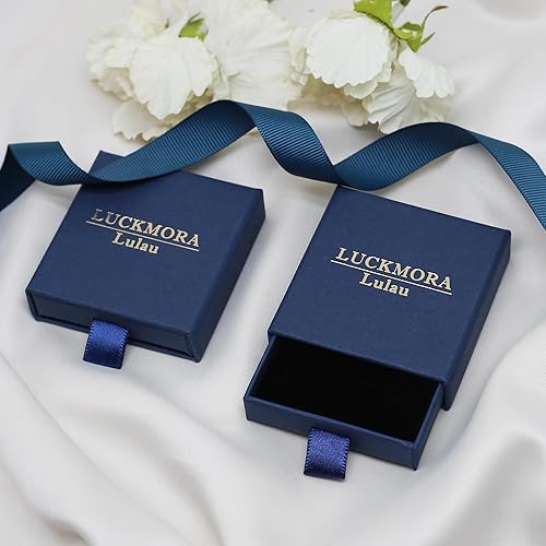 Miniatura 5 de LUCKMORA Aretes de plata de ley 925 con circonita cúbica atornillada para mujer, aretes con cierre de rosca, hipoalergénicos para niñas