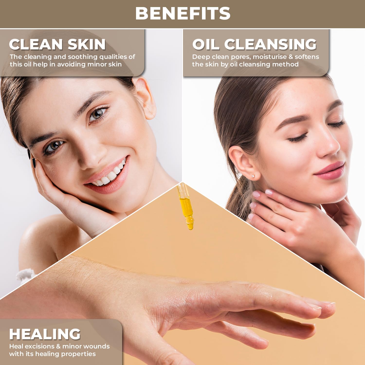 100% Plant Based Black Seed Oil, Organic Cold Pressed Carrier Oil for Hair & Skin Care - Image 3