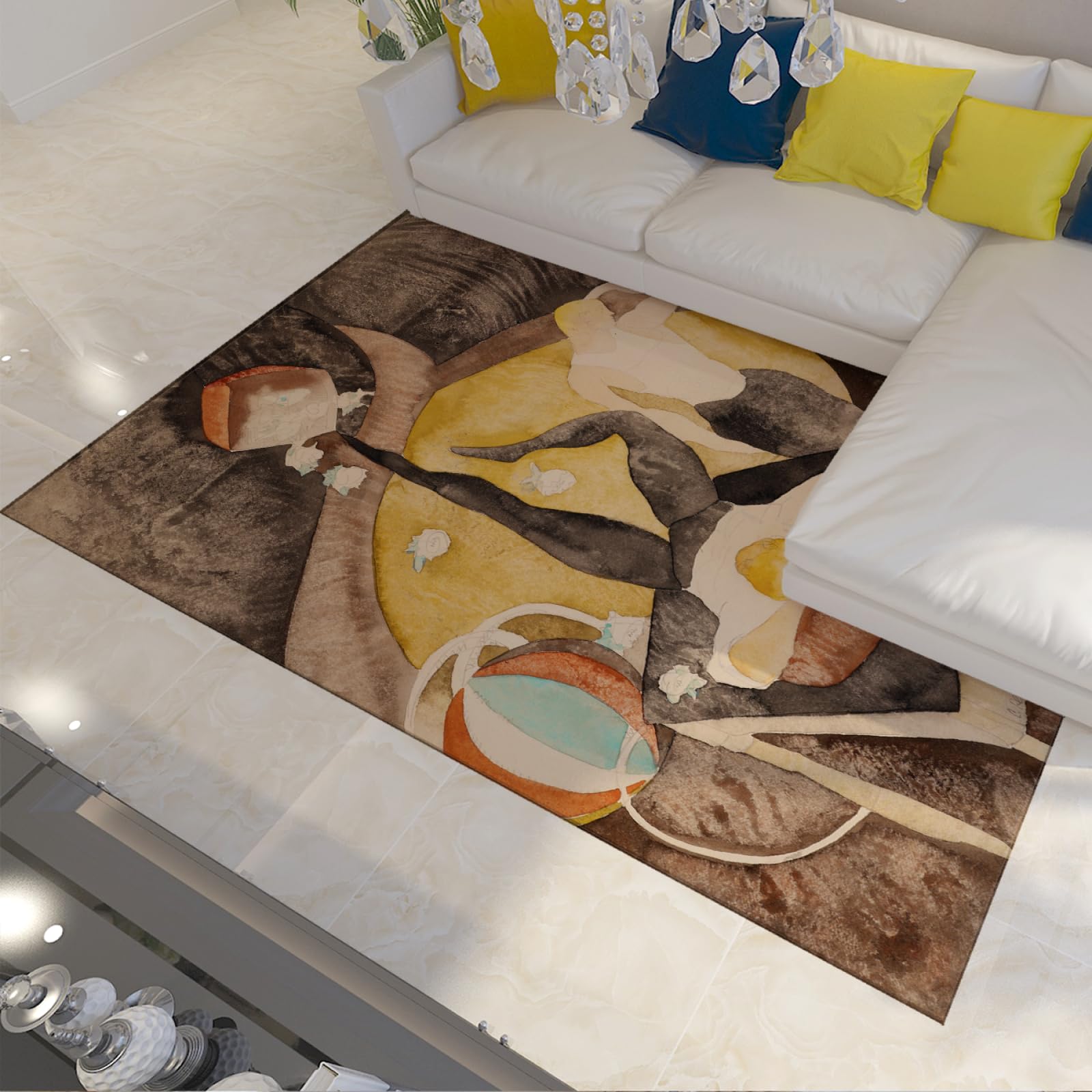 Tapis peinture imprimée Charles Demuth rétro de qualité supérieure